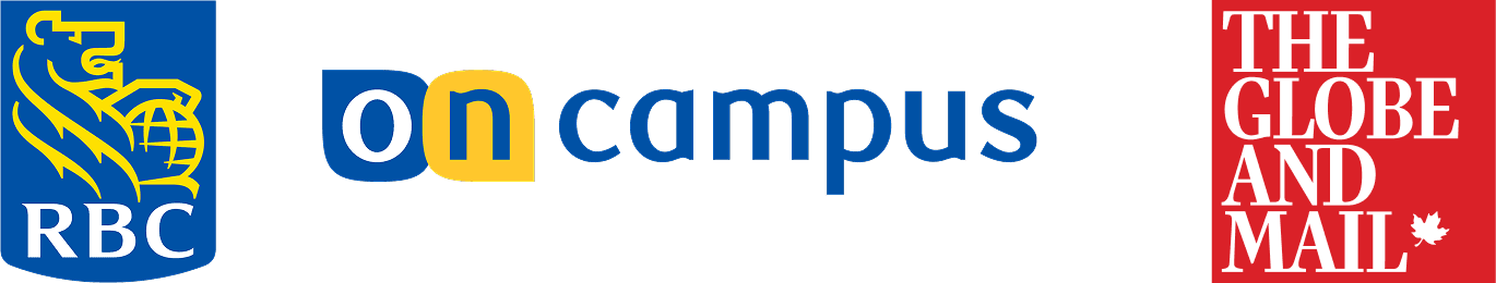 Footer logo - Western University, RBC on campus, The Globe and Mail