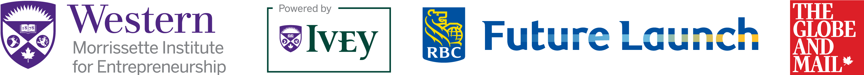Header logo - Western's The Founder's Journey, RBC Future Launch, The Globe and Mail