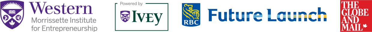 Footer logo - Western University, RBC Future Launch, The Globe and Mail